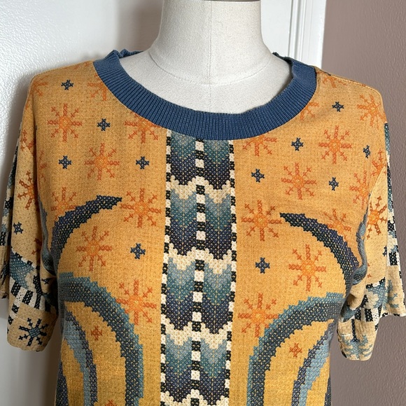 Farm Rio Brazil T-shirt Tropical Print Mini Dress size small/ P - Picture 7 of 14